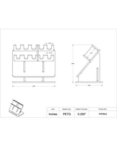 Poltex Inc PIPETTE RACK-5 POSITION (BUMP)