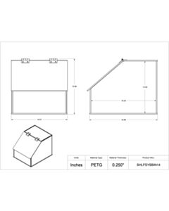 Poltex Inc Shelf System Bulk Bin-14x17x14 (Bump)