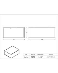 Poltex Inc Shelf System Drawer-14x17x7 (Bump)