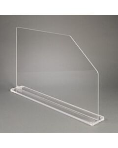 Poltex Inc Free-standing Acrylic Splash Shield-17Tx29.6W (Bump)
