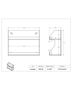 Poltex Inc Stable Stack Tip Box Shelf (Wall Mount)