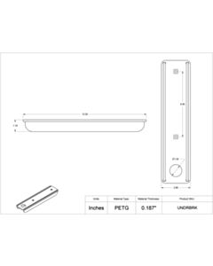 Poltex Inc Undermount Pipette Controller Bracket (UNDRSCREW2 Kit)