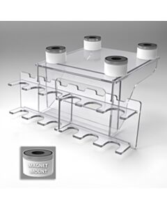 Poltex Inc Undermount Integra/Sartorius Pipettor Rack-6 Position (UNDRMAG4 Kit)