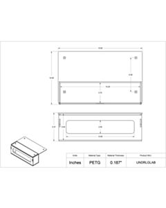 Poltex Inc Undermount Large Lab Wipe Holder (UNDRSCREW4 Kit)