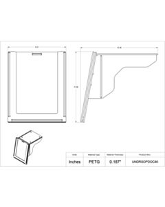 Poltex Inc Undermount SOP Holder (UNDRSCREW4 Kit)