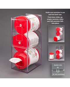 Poltex Inc Visual Management Wipe Tub Dispenser (Wall Mount)