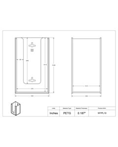 Poltex Inc L10 Wypall Holder (VHB Tape)