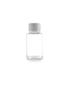 Qorpak 20mL Clear PETG Diagnostic Vial 20-415 Wht HDPE Cap Sterile