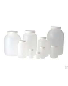 Qorpak 128oz Natural HDPE Round Jar w/ 110-400 Neck Finish