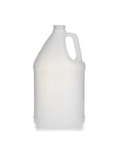 Qorpak Round Handled 128oz HDPE Natural 38-439 F1 4/cs