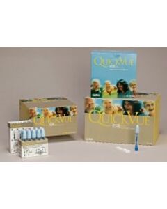 Quidel Corporation QuickVue iFOB 100 Test Kit, Test Cassettes Only, Includes 1 Package Insert, 6 kt/cs
