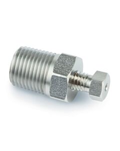Restek Valco Fitting, Male Pipe to Valco Internal Adaptor, 1/8" NPT male to 1/16" ZDV, 1.00 mm Bore, ea.