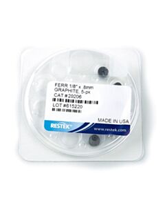 Restek Reducing Ferrules, Capillary, Graphite, for Compression-Type Fittings, 1/8" to 0.8 mm ID, 5-pk.