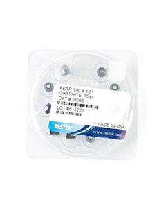 Restek Standard Ferrules, Capillary, Graphite, for Compression-Type Fittings, 1/8", 10-pk.