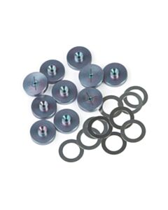 Restek Cross-Disk Inlet Seals, 0.8 mm, Siltek Treated, for Agilent GCs, 10-pk.