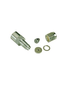 Restek 1/8" Capillary Inlet Adaptor Split/Splitless Fitting Kit for 0.53 mm ID Capillary Columns, for Agilent GCs