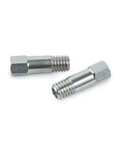 Restek Capillary Column Nut, Stainless Steel, for Use W/Standard 1/16" type Ferrules, for Agilent GCs (Except Intuvo); PerkinElmer Clarus 590/690 and