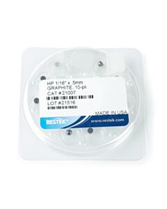 Restek Compact Ferrules, Capillary, Graphite, for Agilent GCs, 0.5 mm ID, 10-pk.