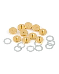 Restek Cross-Disk Inlet Seals, 1.2 mm, Gold-Plated, for Agilent GCs, 10-pk.