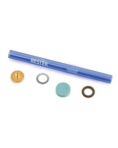 Restek FastPack Inlet Kit for Agilent GCs, 4 mm Topaz Straight Liner W/Wool, Pack of 5 Kits