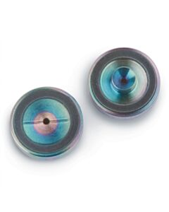 Restek Dual Vespel Ring Inlet Seals, 0.8 mm, Siltek Treated, for Agilent GCs, 2-pk.