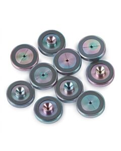 Restek Dual Vespel Ring Inlet Seals, 0.8 mm, Siltek Treated, for Agilent GCs, 10-pk.