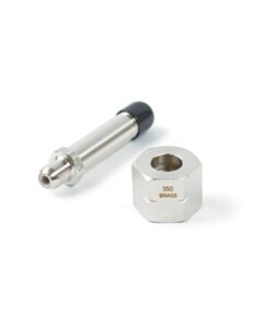 Restek CGA 350 Fitting, Nickel Plated Brass, 1/4" NPT Hydrogen