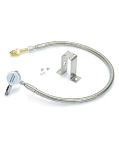 Restek Regulator Manifold, Chrome-Plated Brass for CGA 580 (N2,He,Ar) Protocol Wall Mount for Single- or Dual-Stage Regulators