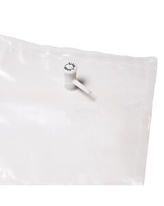 Restek Tedlar Sampling Bag w/Single Polypropylene Valve & Septum Fitting, 0.5 L Capacity, 6" x 6", 10-pk.