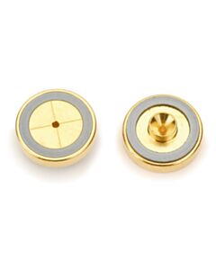 Restek Dual Vespel Ring Cross Disk Inlet Seals, 0.8 mm, Gold-Plated, for Agilent GCs, 2-pk.