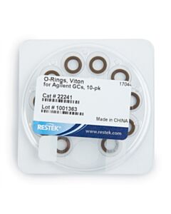 Restek O-Rings, Viton, for Agilent, PerkinElmer Clarus 590/690, Thermo TRACE 1300/1310, 1600/1610 and Scion/Bruker/Varian 1177 GCs, 10-pk.
