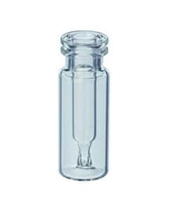 Restek Interlock Vials, 300 µL, 11 mm Crimp-Top/Snap-Top, Clear, 100-pk.