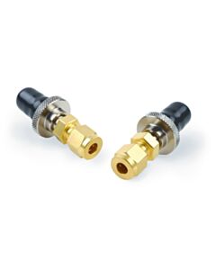 Restek Click-On In-line Super Clean Connectors, 1/4" Brass, 2-pk.