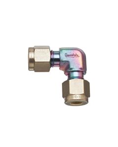 Restek Swagelok Fitting, 1/8" Elbow, Siltek/Sulfinert Treated, ea.