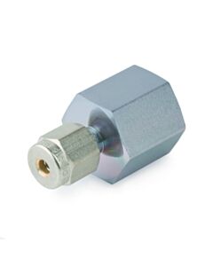 Restek Swagelok Fitting, 1/8" to 1/4" NPT Female Connector, Siltek/Sulfinert Treated, ea.