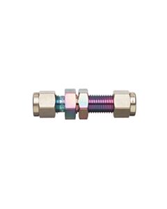 Restek Swagelok Fitting, 1/8" Bulkhead Union, Silcosteel-CR Treated, ea.