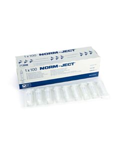 Restek Norm-Ject Plastic Syringe, 5 mL Luer Slip Centric Tip, 100-pk.