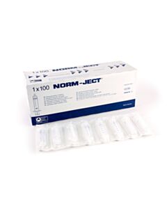 Restek Norm-Ject Plastic Syringe, 10 mL Luer Slip Eccentric Tip, 100-pk.