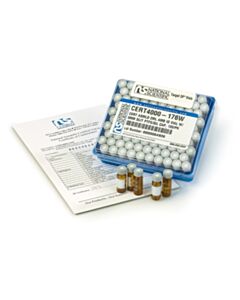 Restek Certified Autosampler Screw-Thread Vial Kit, Bonded PTFE/Silicone Slit Septa, Amber W/Marking Spot, W/Cap, Assembled 2.0 mL, 100-pk.