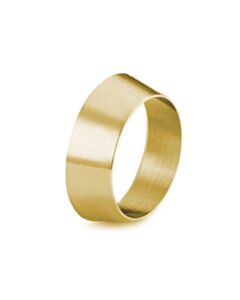 Restek Swagelok Fitting, 1/4" Front Ferrule, Brass, 40-pk.