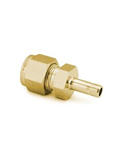 Restek Swagelok Fitting, 1/8" to 1/4" Tube End Reducer, Brass, 5-pk.