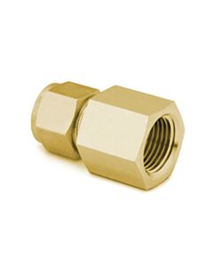 Restek Swagelok Fitting, 1/4" to 1/8" NPT Female Connector, Brass, 5-pk.