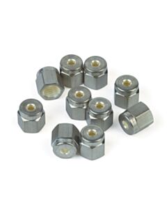 Restek Swagelok Fitting, 1/8" Nut, Stainless Steel, 10-pk.
