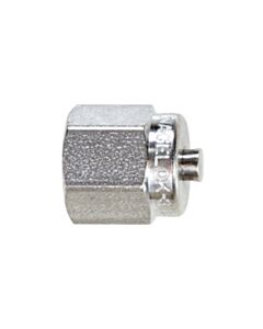 Restek Swagelok Fitting, 1/8" Plug, Stainless Steel, 4-pk.