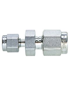 Restek Swagelok Fitting, 1/8" to 1/16" Reducing Union, Stainless Steel, ea.