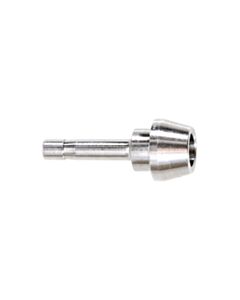 Restek Swagelok Fitting, 1/8" to 1/4" Port Connector, Stainless Steel, 2-pk.