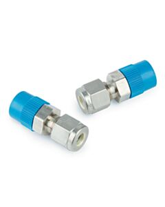Restek Swagelok Fitting, 1/4" to 1/4" NPT Male Connector, Stainless Steel, 2-pk.