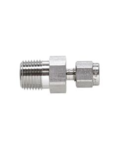 Restek Swagelok Fitting, 1/16" to 1/8" NPT Male Connector, Stainless Steel, 2-pk.