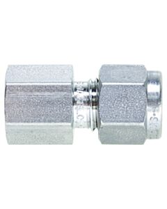 Restek Swagelok Fitting, 1/4" to 1/8" NPT Female Connector, Stainless Steel, 2-pk.