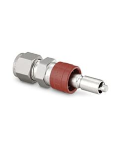 Restek Swagelok Fitting, 1/8" Male Quick Coupling, with Shutoff, Stainless Steel, ea.